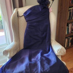 Formal gown, elegant purple